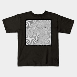 Rotated & Scaled Triangles 007 Kids T-Shirt